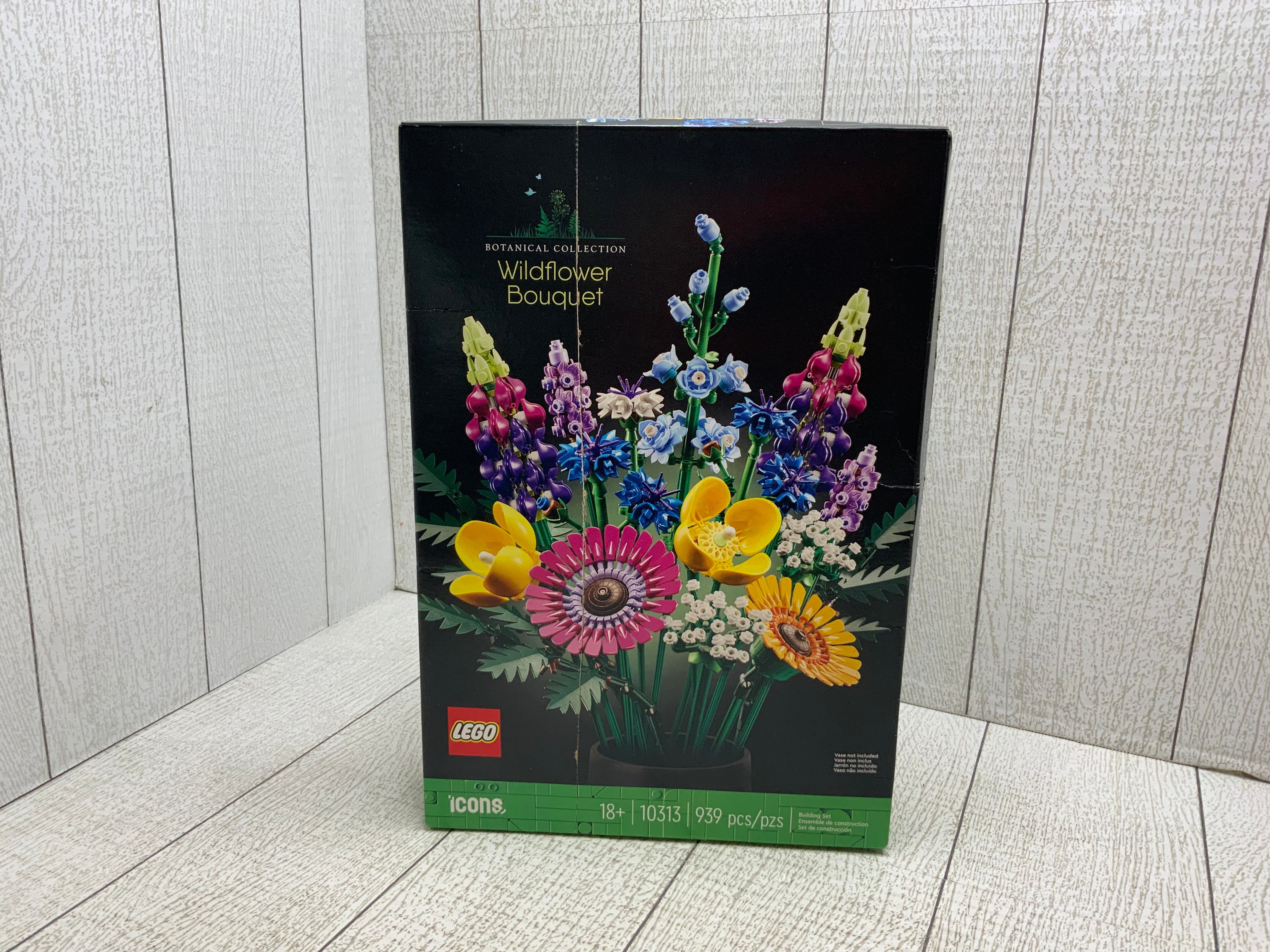 LEGO Icons Wildflower Bouquet 10313 Artificial Flowers with Poppies and Lavender (8048005775598)